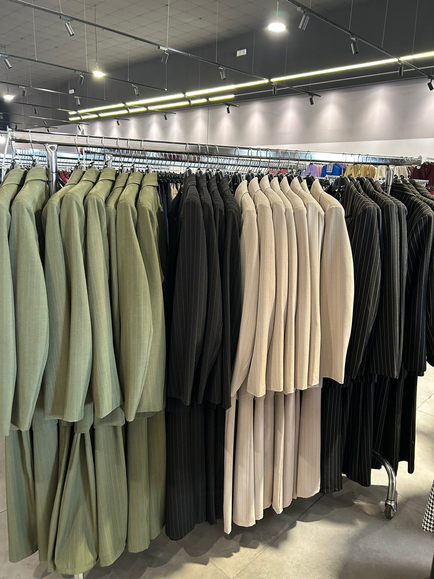 Completo Accappatoio Gessato