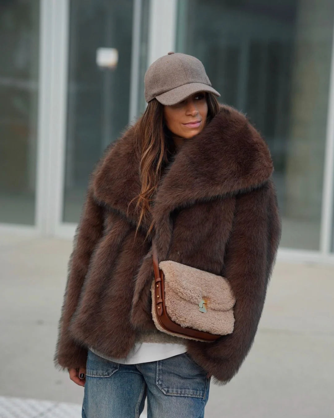 Pelliccia Courmayeur Marrone