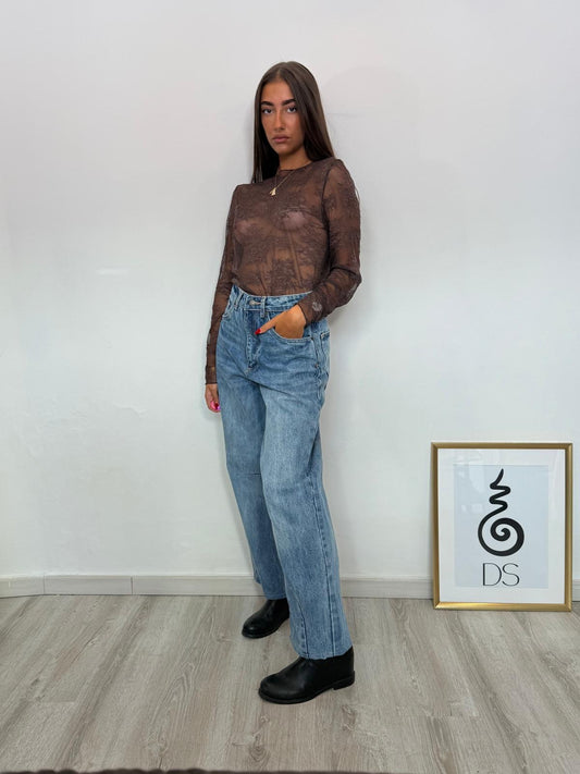 Pantalone Jeans Ovetto