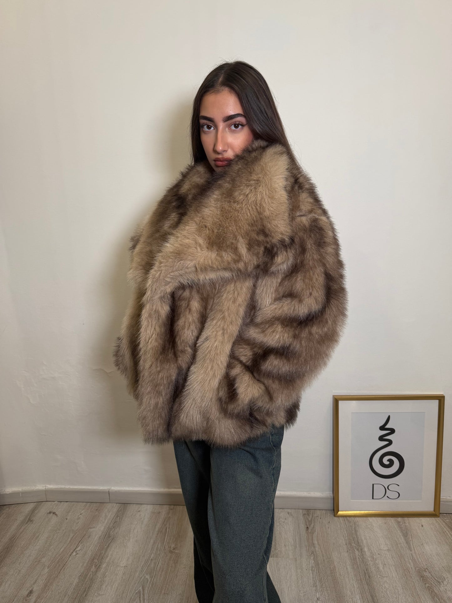 Pelliccia Samira Scura