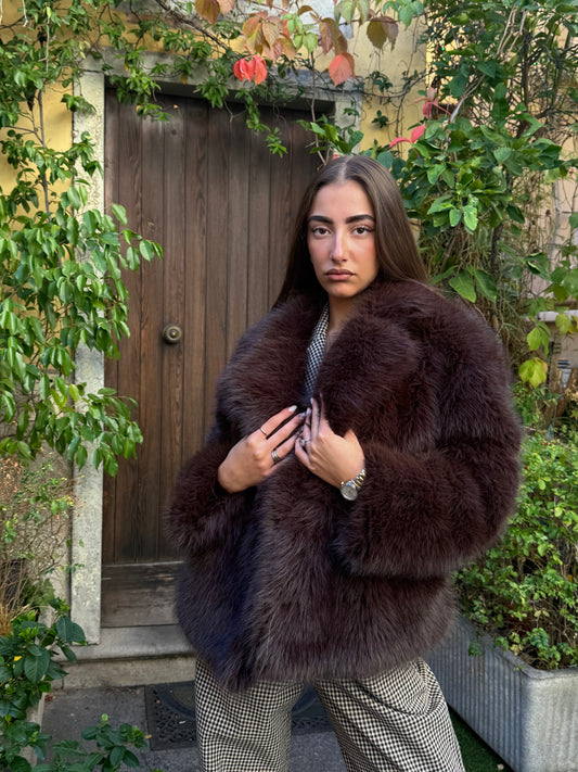 Pelliccia Courmayeur Marrone