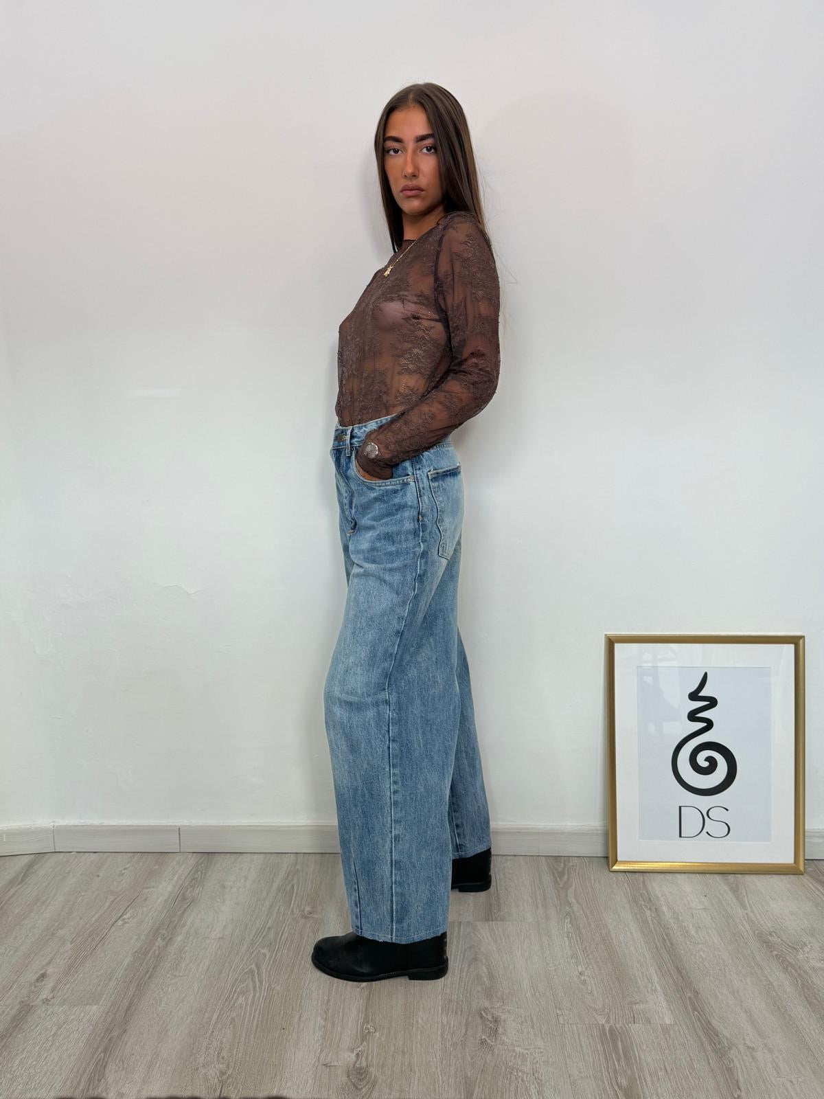 Pantalone Jeans Ovetto