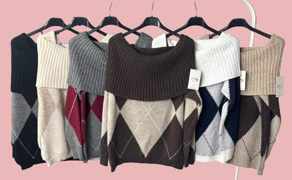 Maglione Rombi a Barca