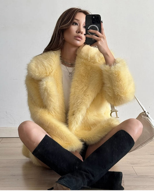 Pelliccia Courmayeur Yellow