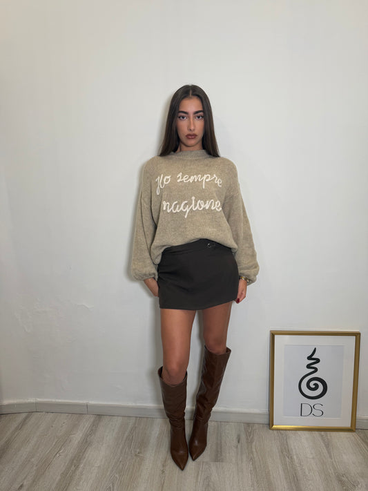 Maglione “Ho sempre ragione” unito