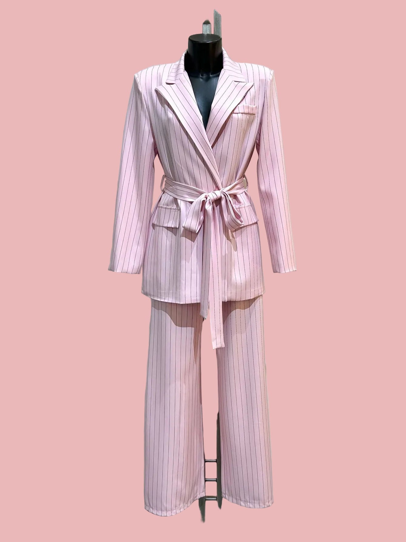 Completo Accappatoio Gessato